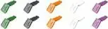 Knipex ColorCode Clip set KN 00 61 10 CV02 — 10 pieces, mixed colors