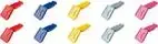 Cable marker clips Knipex ColorCode Clip 10 pcs assorted colors (MPN 00 61 10 C V01)