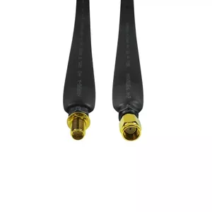 Коаксиальный кабель ALLNET ANT-CAB-RSMA-RSMA-40-W 0,4 м RP-SMA на RP-SMA, черный