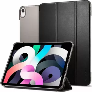 Planšetdatora maciņš Spigen Folio priekš Apple iPad Air (2020) 27,7 cm (10,9") — melns/caurspīdīgs