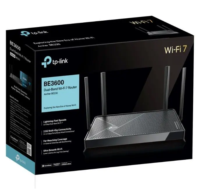 TP-Link Archer BE230 Wi-Fi 7 bezvadu maršrutētājs Photo 17