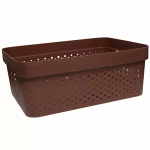 Storage basket ArtFlow Grozs Deny 35x26x13 cm, brown