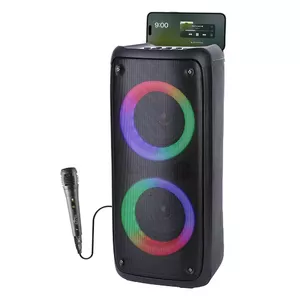 Portable Bluetooth Speaker MEDIA-TECH MT3181, 5W, Li-Ion battery, LED display, MicroSD, AUX, Remote, Microphone