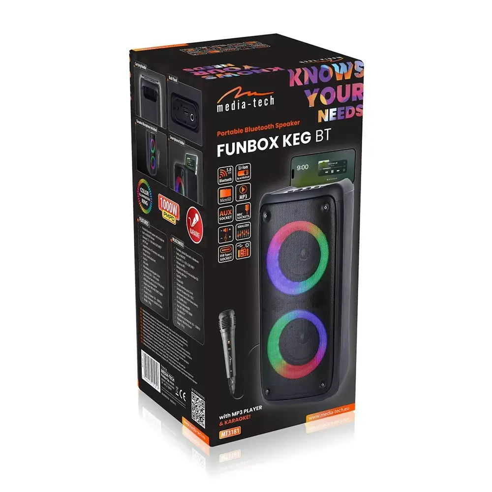 Portable BT Speaker Funbox BT MT3181, Code: MT3181 Photo 2