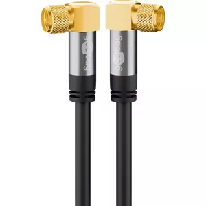 Коаксиальный кабель Wentronic 70567 1 м F черный