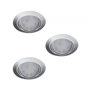 Встраиваемый потолочный светильник Kanlux Tribis 23847 под лампы GU10 LED, сталь, IP20