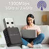 Беспроводной USB‑адаптер QOLTEC 56988 Dual Band 1300Mbps Photo 2