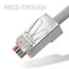RJ45 сквозной разъём QOLTEC CAT5e FTP 100 шт. Photo 2