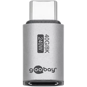 Переходник Goobay 74447 USB-C Серебристый Контакты Никель/Золото