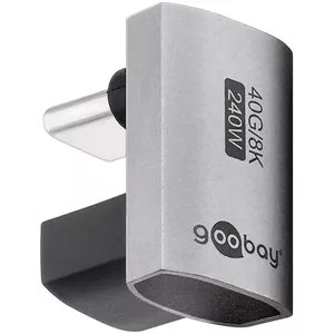 Переходник Goobay 74445 USB-C серебристый USB-C на USB-C