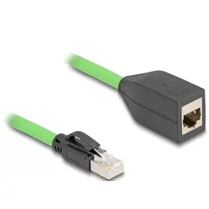 Сетевой кабель DeLOCK 80880 RJ-45 Cat6a 1 м Зеленый