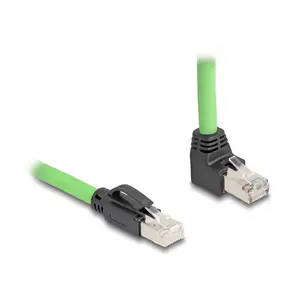 Сетевой кабель DeLOCK 80894 RJ-45 Cat6a 5м Черный Зеленый