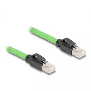 Network Cable DeLOCK RJ45 Cat.6A plug to plug 1m Green