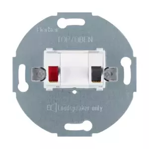 Механизм одинарной акустической розетки Hager 457209, белый