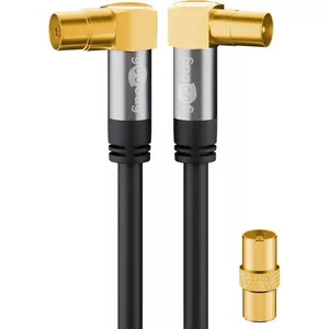 Koaksialais kabelis Wentronic 70461 2m melns