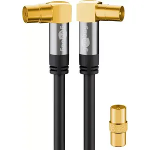 Коаксиальный кабель Wentronic 70466 5м черный