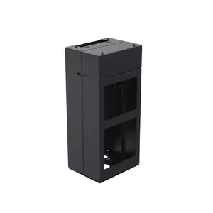 Center module Ergonomic Solutions SpacePole Kiosk Integrated printer and scanner