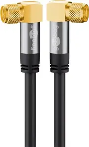 Коаксиальный кабель Wentronic 70584 5м F черный