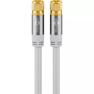 Коаксиальный кабель Wentronic 70600 2 м F белый