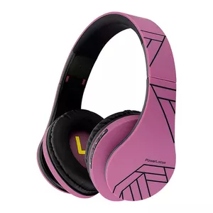 Wireless headphones PowerLocus P2 — over-ear, Bluetooth, purple-black