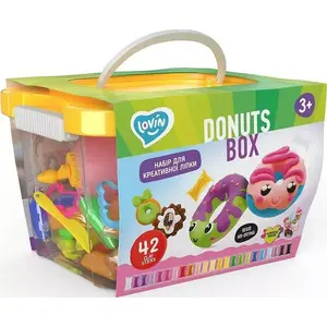 Modeling Clay Set Maksik Donuts Box 70109 — creativity set with modeling compound (Maksik)