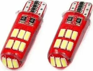 Amio LED CANBUS 15SMD 4014 T10e (W5W) SILCA White 12V bulb