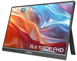 Портативный монитор Arzopa A1 15.6 дюймов Full HD 1920 x 1080 LCD IPS Серый Встроенные динамики HDMI