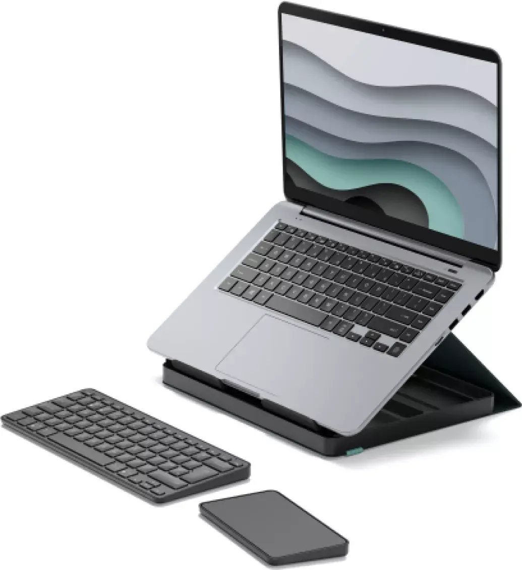 Logitech Casa Pop-Up Desk keyboard — QWERTY UK Bluetooth Photo 5