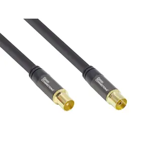 Coaxial Cable RG-6/U Alcasa GC-M2058 15 m IEC/Koax Black