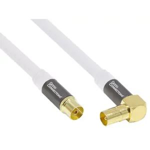 Coaxial Cable Alcasa GC-M2061 1 m IEC White