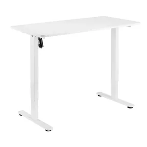Regulējama augstuma galds up up Frigg White — modelis W-ESR22-80S, regulējams darba galds