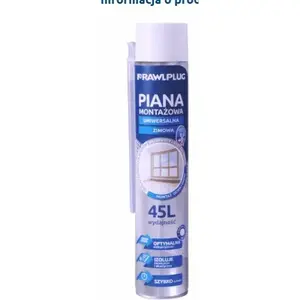Пена монтажная RAWLPLUG универсальная зимняя RPS-W с насадкой 750 мл для до 45 л
