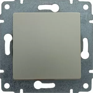 Single Switch KOS Vena Satin Finish Model 515011 — 1-gang wall switch, satin finish