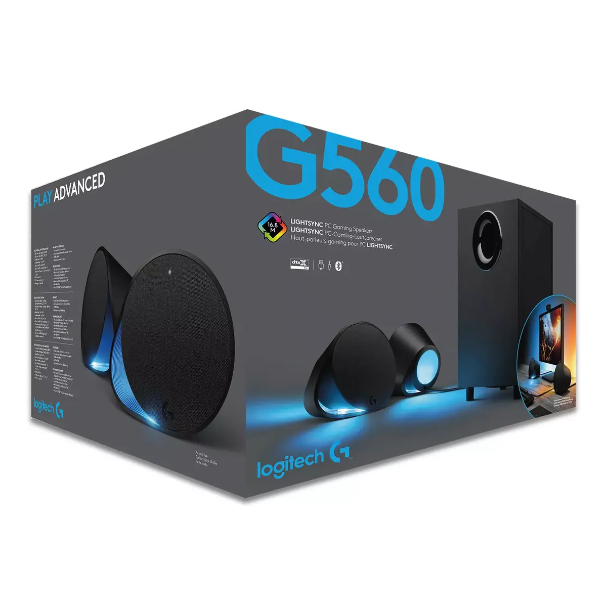 Skaļruņi Logitech G G560 LIGHTSYNC 980-001301 Photo 31