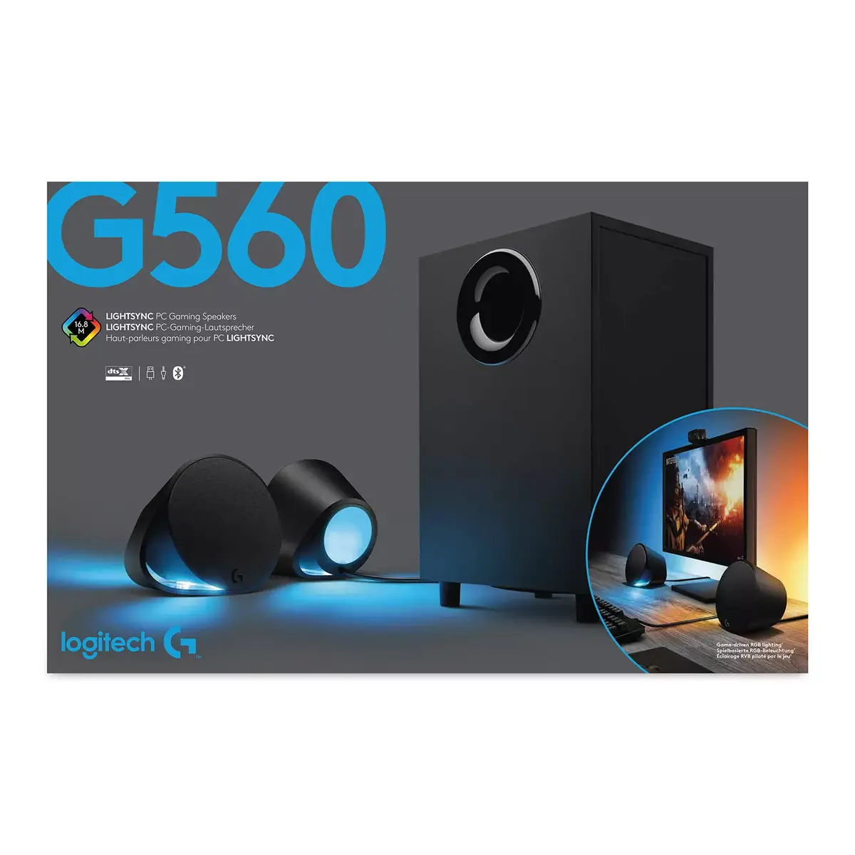Skaļruņi Logitech G G560 LIGHTSYNC 980-001301 Photo 33