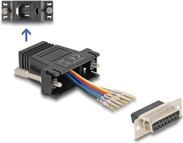 Adapteris DELOCK 67087 — D-Sub 15