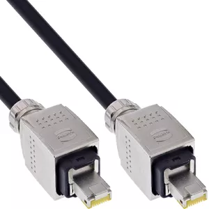 Сетевой кабель InLine Harting Cat.6A RJ-45 50м Черный