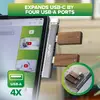 InLine Plāns USB-C centrmezgls 4-portu Sudraba Photo 8