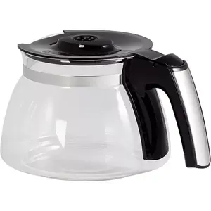 Jug accessory for MELITTA coffee makers — model 6758146; compatible with Enjoy Top Typ 1017-04, 1021-01, Aromafresh; black/stainless/transparent