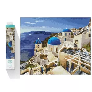 Diamond Dotz Diamond Mosaic Santorini 60 x 50 cm — diamond embroidery kit