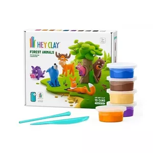 Modeling clay set TMTOYS Hey Clay — Forest Animals, plasticine kit (MPN 232592)