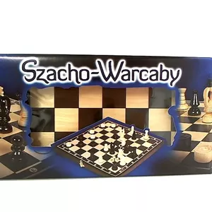 Magiera šaha un damas komplekts MAGIERA MT-4225, dēlis 36 cm