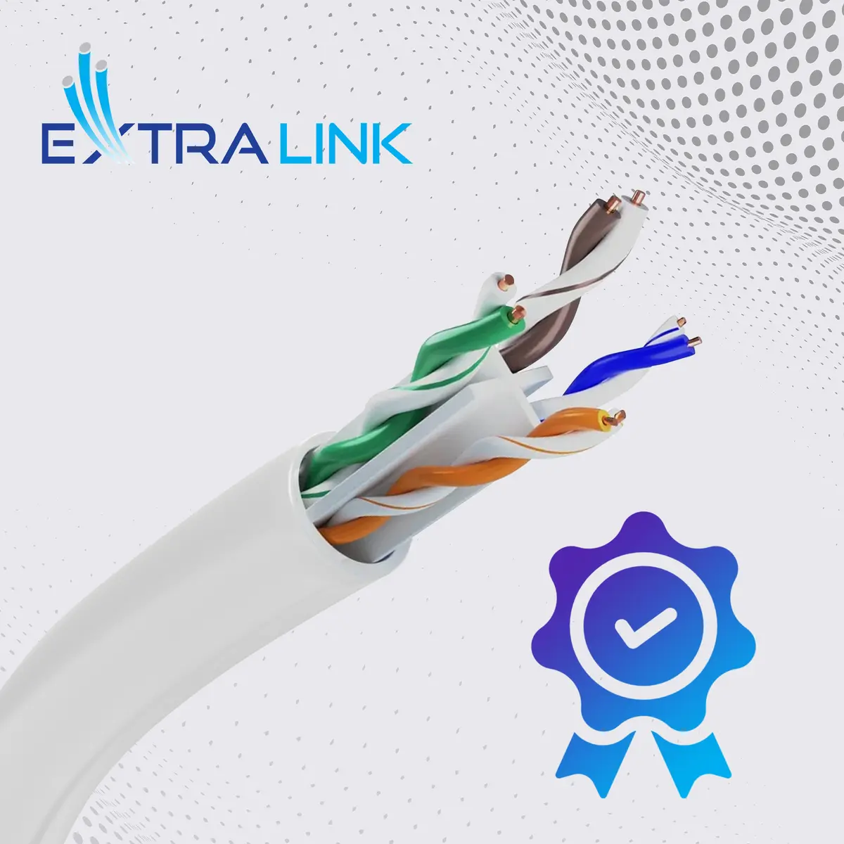 Extralink CAT6 UTP tīkla kabelis Photo 5