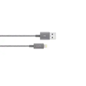 Lightning to USB-A cable Moshi 99MO023044, 1.2 m, Lightning–USB A, Grey/Titanium