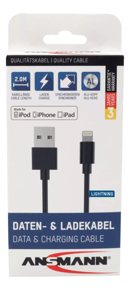 Lightning Cable Ansmann 1700-0079 Photo 6