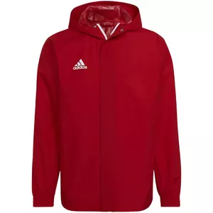 Jaka ADIDAS vīriešu Entrada 22 All-Weather Red IK4009 – sporta jaka ar rāvējslēdzēju, garas piedurknes