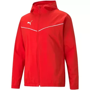 Куртка PUMA teamRISE All Weather Красная Ветрозащитная Водонепроницаемая 65739601
