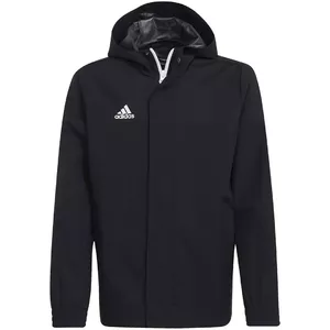 Куртка ADIDAS Entrada 22 All-Weather чёрная IK4014 — водонепроницаемая дышащая спортивная куртка