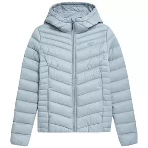 Women's down jacket 4F F095 light blue water-resistant warm model 4FSS23TDJAF095