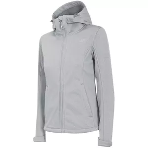Sieviešu softshell jaka 4F cool light grey melange H4Z22 SFD350 27M
